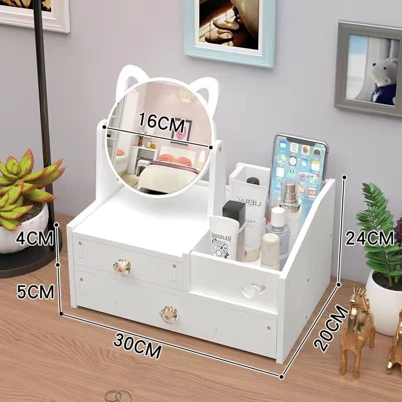 Mini Organizador Espejo animado Gatito